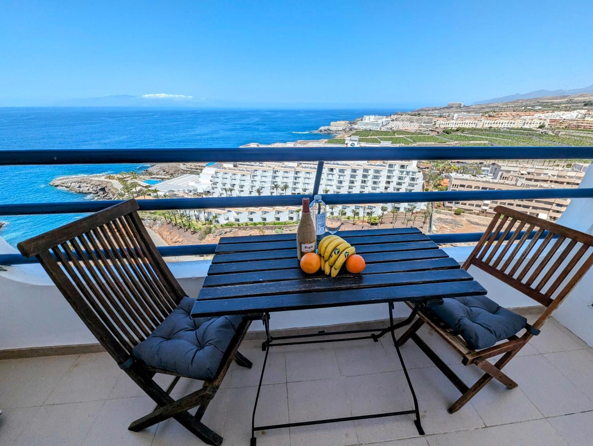 Studio Playa Paraiso Tenerife - Ocean View And Internet Wifi Optical Fiber - For Rent Ngoại thất bức ảnh